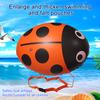 PVC Safety Swim Buoy Inflatable Ladybug Swimming Buoy Bag Floating Multifunctional with Waist Belt Adjustable for Water Sports