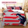 Marceline the Vampire Queen  Pattern Bedding Quilt Set  Home Decoration  Gift (1 * duvet cover + 2 * pillowcase  without core)