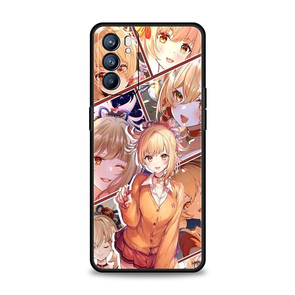 

Чехол Genshin Impact Alhaitham для Oppo Find X6 Pro X5 A54 A53 A52 A9 A15 A95 A17 A16 A76 A74 A57 A31 Reno8 Reno6 Pro 5G Oppo A9 2020