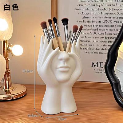 Creative Human Body-shaped Makeup Brush Holder