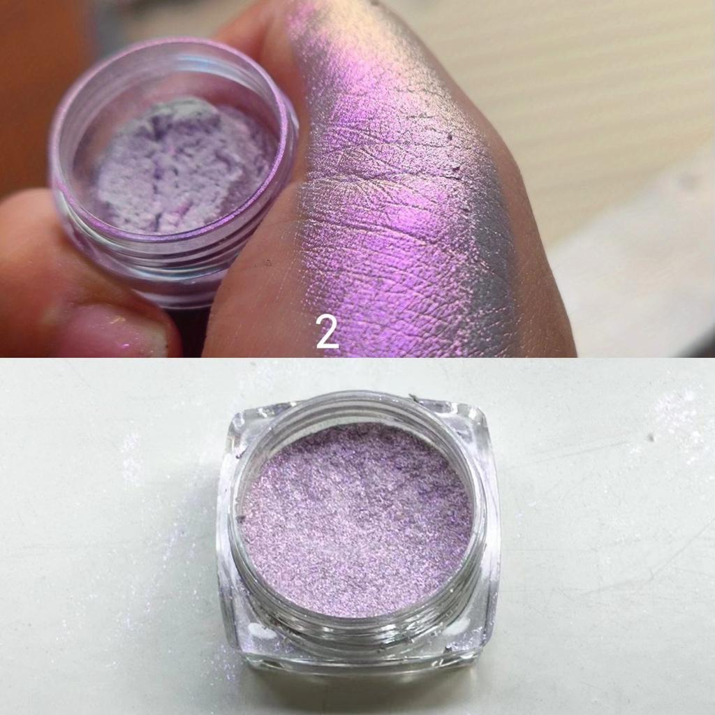 Chameleon Glitter Eyeshadow Pearly Shimmer For Brightening Contouring, Metallic Gradient Colors Easy Lazy Eye Makeup Festivals