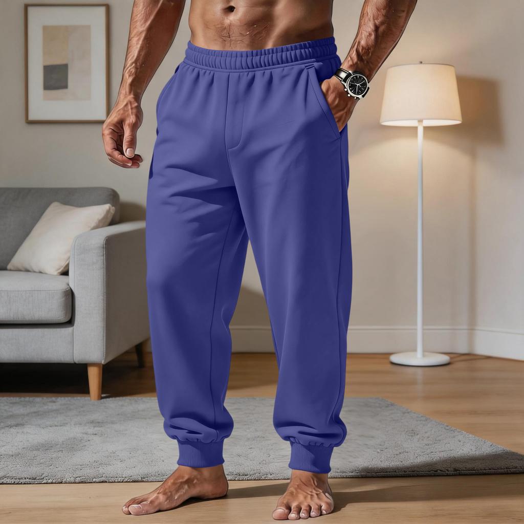 Herren Freizeithose mit lockerem Schnitt und elastischem Bund für täglichen Komfort