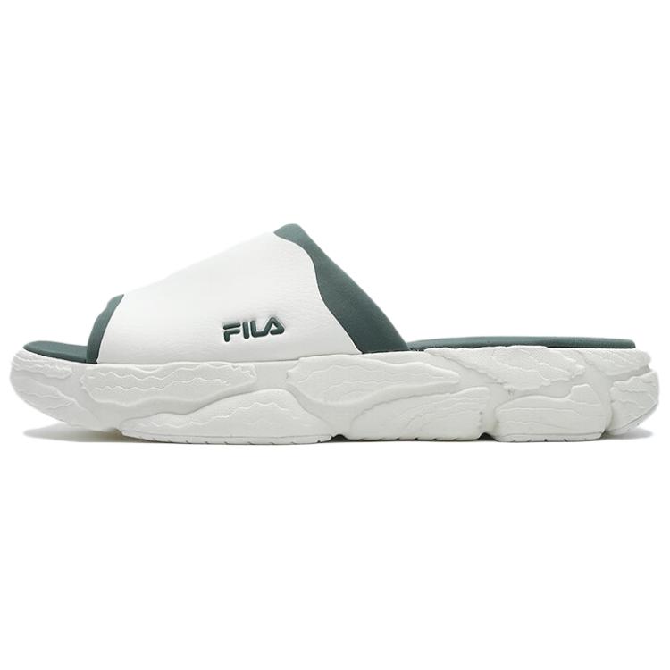 FILA Fern Comfortable Thick Sole Antibacterial Slide Sandals Men Sandals White F12M422505FSG
