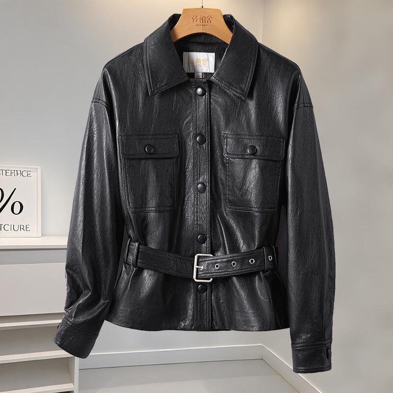 

Жіночий жакет Sybylshe з лацканами, однотонний, з довгим рукавом L