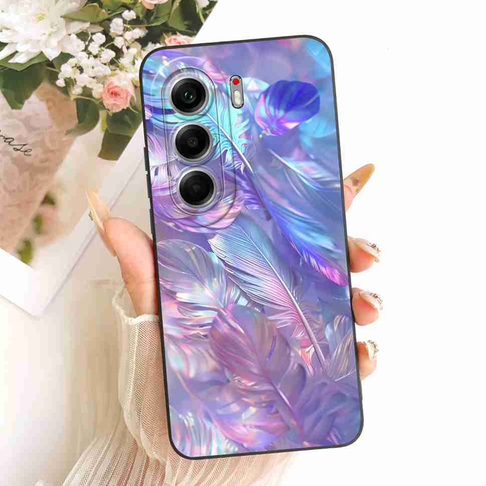 Casing For Tecno Camon 40 Pro 5G CM7 Fashion Flower Soft Silicone Cover For Tecno Camon40 Pro 40Pro Phone Cases Capa