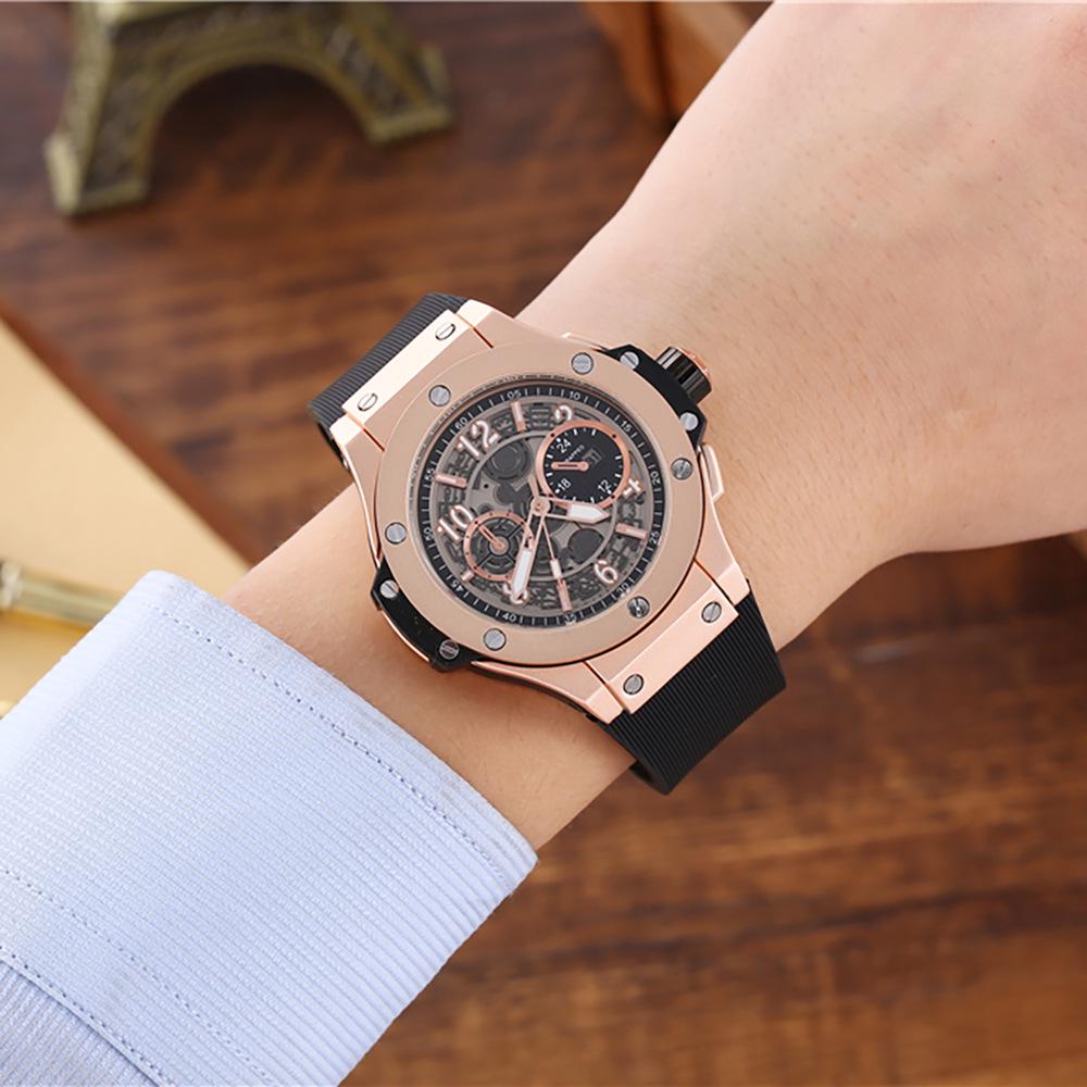 Richard Royal Oak Men's Quartz Watch with Silicone Strap - Casual Fashion