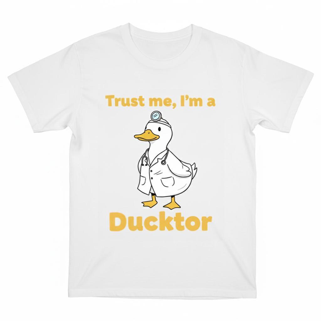 Trust Me I'm a Ducktor Funny Duck Shirt, Gift for Duck Lover, Duck Lover Shirt, Duck Shirt, Funny Gift for Doctor and Nurse, Duck Meme Shirt