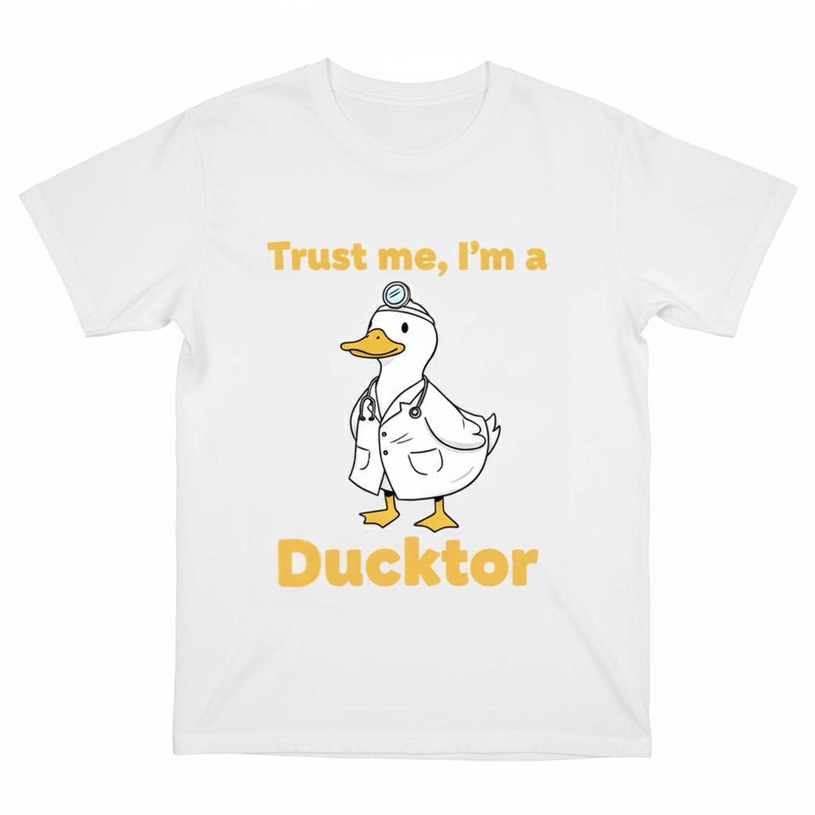 Trust me I m a Ducktor Funny Duck shirt, Gift for Duck Lover, Duck Lover Shirt, Duck Shirt, Funny Gift for Doctor and Nurse, Duck meme shirt 2XL