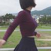 Crop Tops Women Chic All-match Classic Stripe Slim Short Bustier Crop Top Turtleneck Long Sleeved T-shirt Sexy Shirts Tee