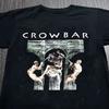 Raro Maglietta in Cotone Banda Crowbar Regalo per Fan Nero S-5XL Unisex BT75