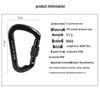 MABOO D-Type Locking Carabiner for Aerial Yoga & Climbing