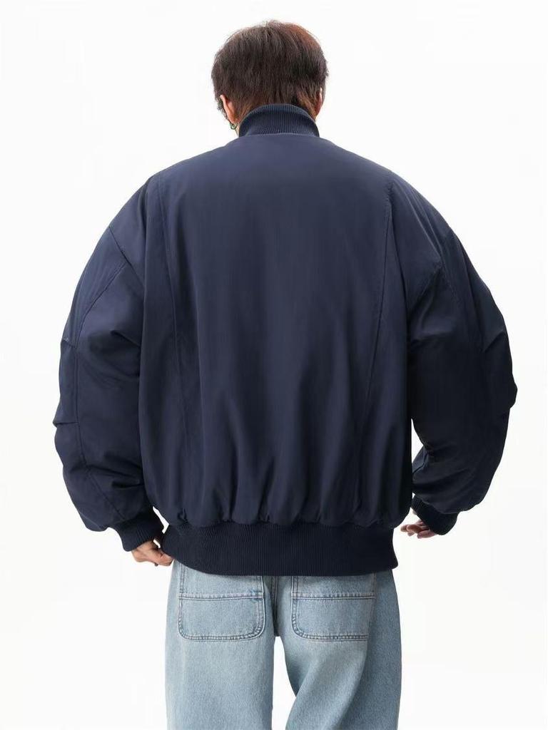 Men's Trendy Stand Collar Pilot Jacket - Autumn Collection