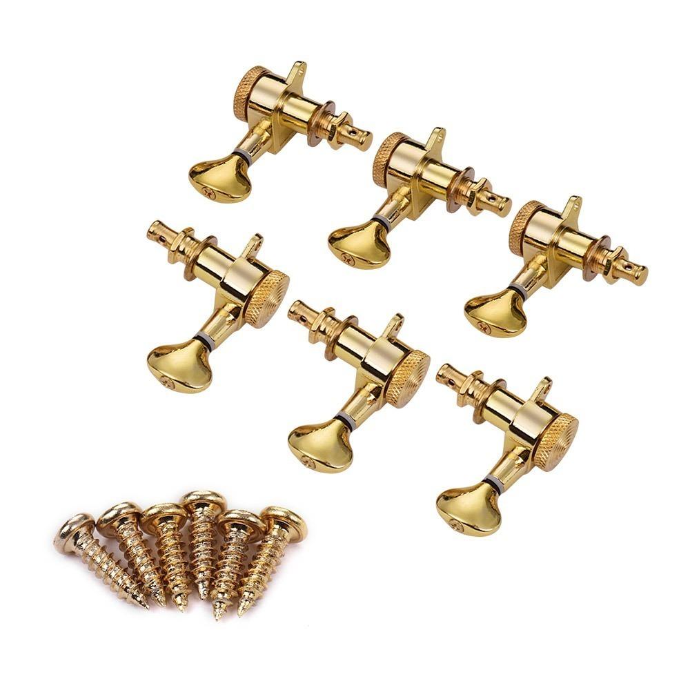 6PCS 3L3R String Tuning Pegs Metal Guitar Tuning Keys Durable Guitar Machine Heads For Guitars
