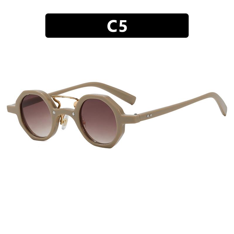 Steampunk Round Sunglasses Vintage Punk Luxury Brand Designer UV Protection Outdoor Driving Metal Hip Hop Sun Glasses
