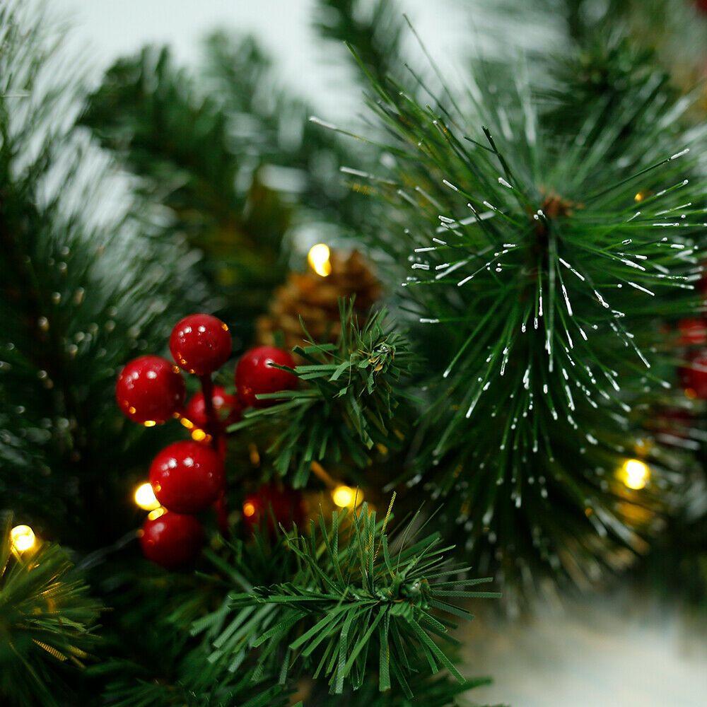 New Garland Xmas Gifts Decorative Wreaths Pine Needle Christmas Wreath Door Hanging Party Ornaments