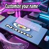 Custom Name Personalized Manchester City FC Pattern Mousepad, Laptop PC Desk Mat, Decorative Desk Mat for Home Keyboard Pad Gift