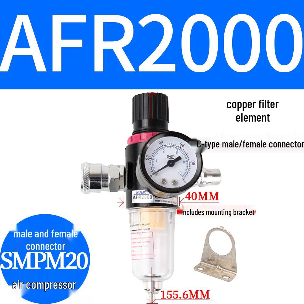 Air Source Filter & Oil-Water Separator BFC/AFC2000 AR Oil Mist AFR Pneumatic Pressure Regulator