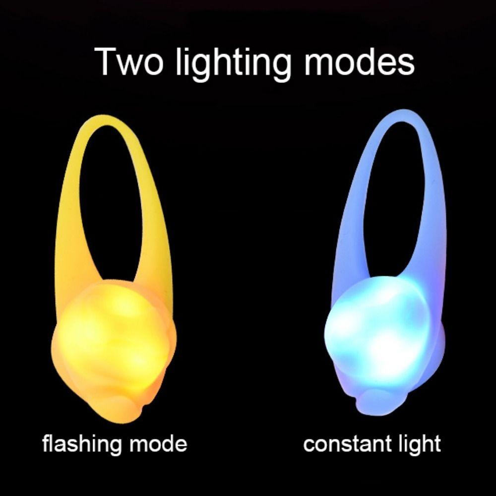 Silicone LED Pet Safety Light Anti-Lost 3 Light Modes Dog Flashing Light High Brightness Waterproof Pet LED Pendant