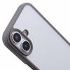 For iPhone 16 Case TPU+PC Crystal Clear Back Cover with Lanyard Holes