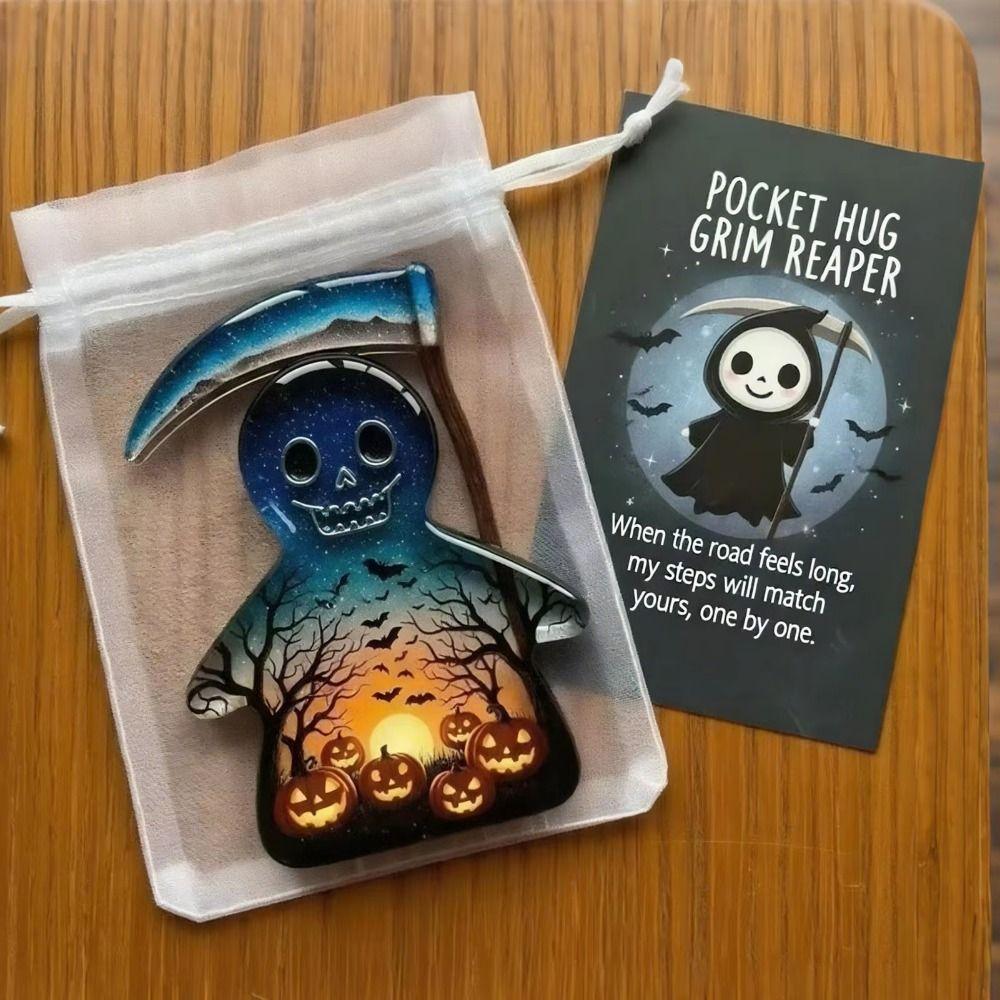 Emotional Support Ghost Pocket Hug Motivational Figures Encouragement Cards  Travel Companion