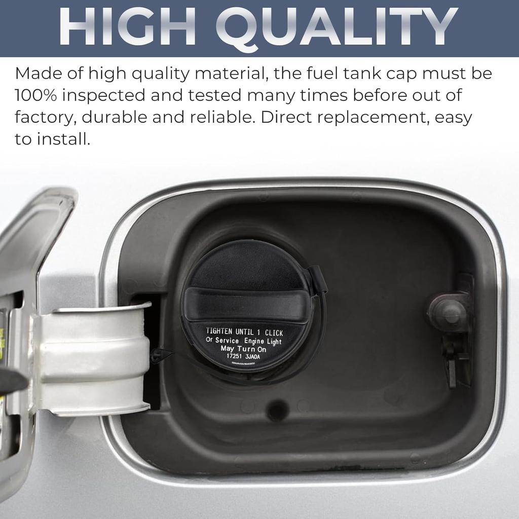 Gas Cap Fuel Cap For Nissan Infiniti, 2013-2018 Altima, 2015- Murano, 2012- Versa, 2014- Versa Note, 2012- Frontier, 2013- Pathfinder, 2014- QX60,