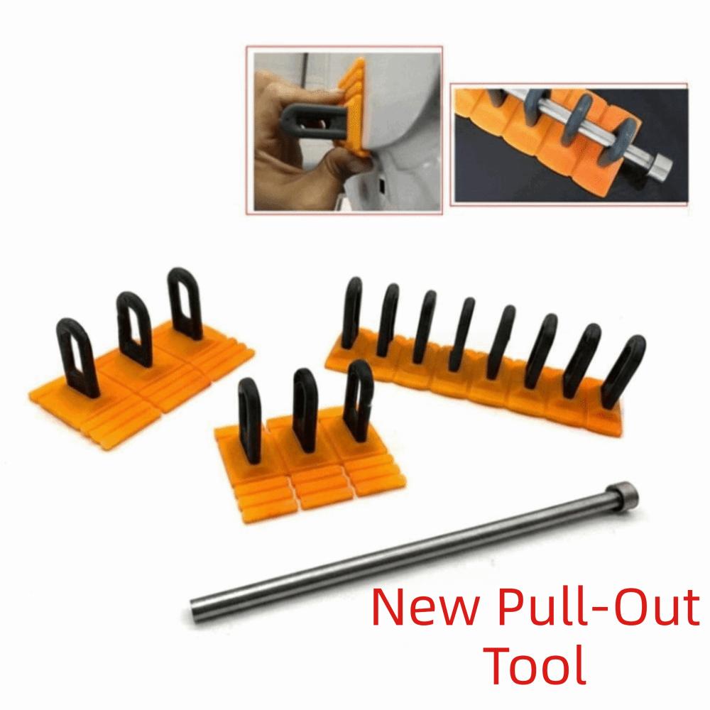 Glue Pulling Tabs Dent Repair Tool Kit Multi-Claw Pull Hooks Auto Dent Puller Kit  Cars Body Repair