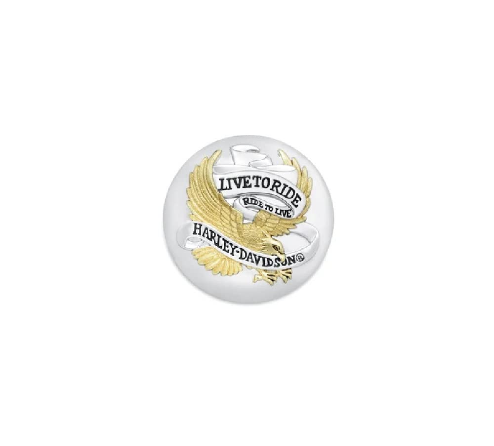 

Крышка топливного бака Harley Davidson LIVE TO RIDE Медальон на крышку топливного бака 99020-90T