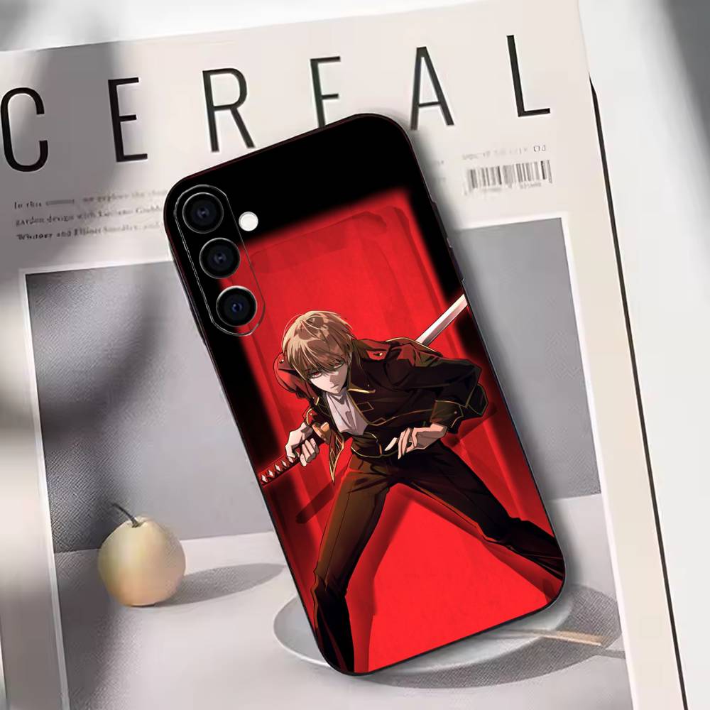 

Gintama Okita Sougo Phone Case For Samsung Galaxy A73,A72,A71,A70,A53,A52,A51,Others Soft Black Cover Samsung a71 4g
