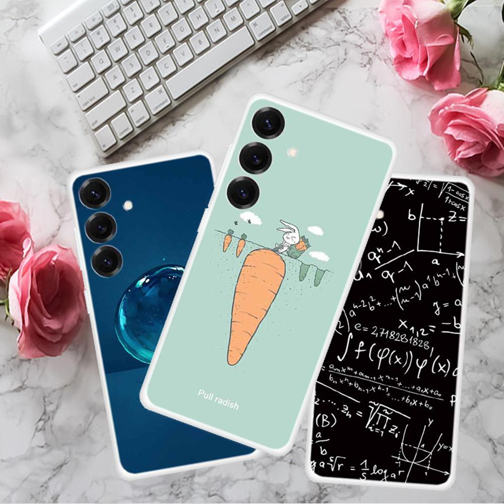 

For Samsung Galaxy S25+ Case Pattern Printing Anti-Drop TPU Phone Back Cover Water