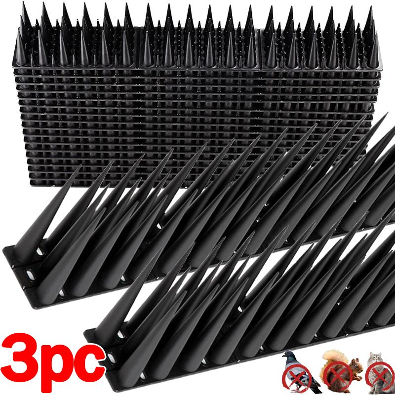 Plastic Bird Pigeon Spikes Outdoor Garden Roof Balcony Anti Climb Spikes Cat Repellent Spikes Pest Deterrent Fence Wall Traps