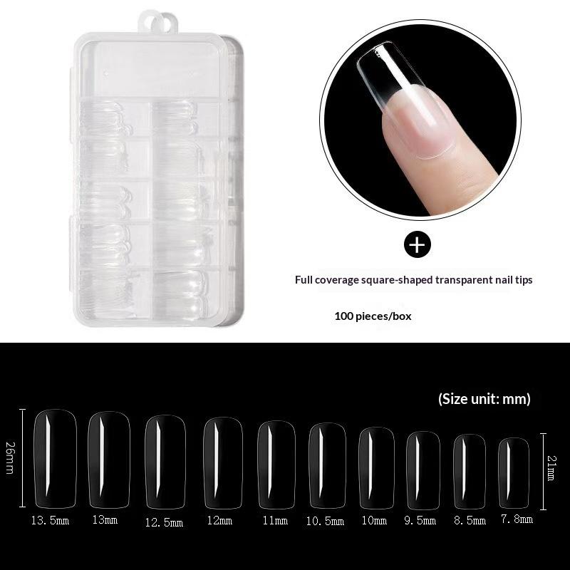240pcs Sandwich Dual Nail Forms Coffin Nail Molds 15 Sizes Set for Salon Acrylic Gel Extension Manicure Tools
