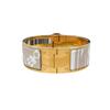 HERMES Charnière Bangle Bangle Gold Plated White x Beige x Gold Women Used