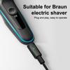 Type-C Tıraş Makinesi Adaptörü Şarj Cihazı Dönüştürücü Braun Series 3 5 7 9 Xt Hc Sakal Düzeltici Şarj Adaptörü Dönüştürücü Braun Series için