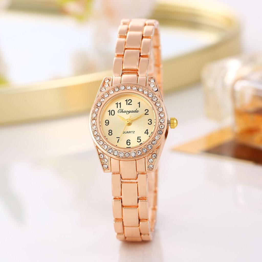 Women  Luxury Quartz Watch Vintage Diamond Stainless Steel Reloj Mujer Girls Clock Ladies Wristwatch