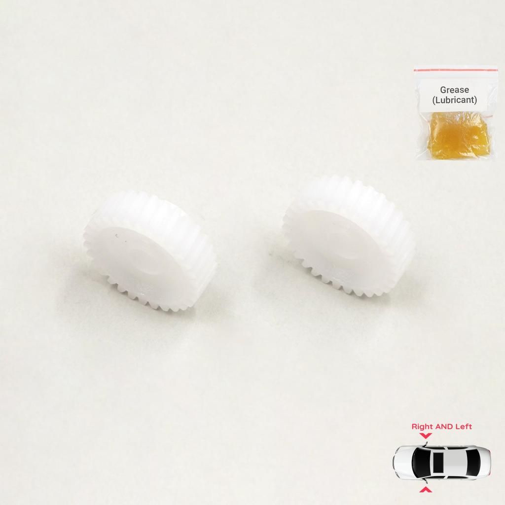 BGE590-1 2 Pieces Electrical Side Wing Mirror Folding Motor Repair Gear 30 Teeth for Hyundai I30 I20 I10