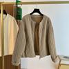 2025 Neue Einfache Reißverschluss Unifarbene Herbst- und Winterjacke für Damen