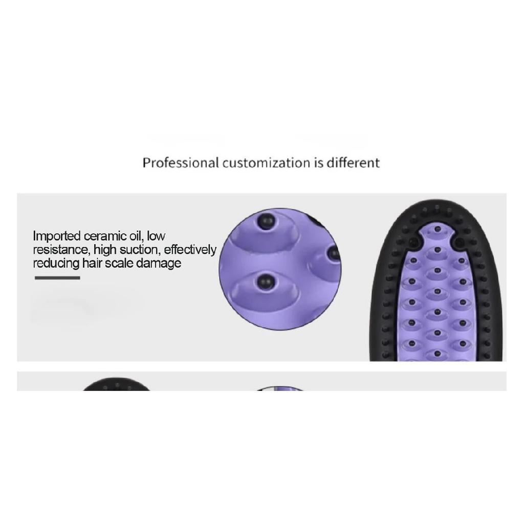 Hair Straightener Brush Ceramic Fast Straightening Heating Hot Comb Women's Smoothing Brush Styling Tool Curling Iron