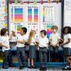 WINDVALE Educational Math Posters for Toddlers Kids Fractions Addition Subtraction Math Prints for Bulletin Board Elementary Middle School Classroom