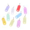 10Pcs Multicolor Keychain Key Id Label Tags Luggage Id Tags El Number Classification Card Key Rings Keychain Random Colors