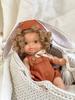 Miniland Doll Set 38cm, Bunny Ears, Red Linen