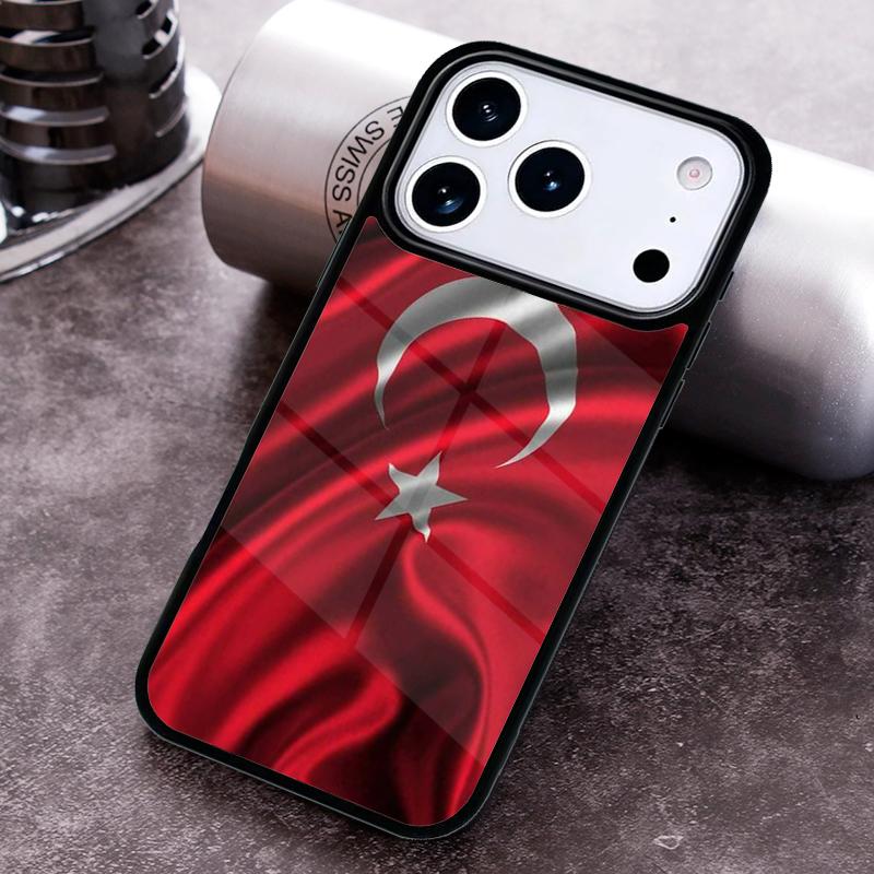 Turkey Turkish Flag_4 Phone Case For iPhone 17,16e,15,14,13,12,11,Mini,Pro,MAX soft Silicone Cover