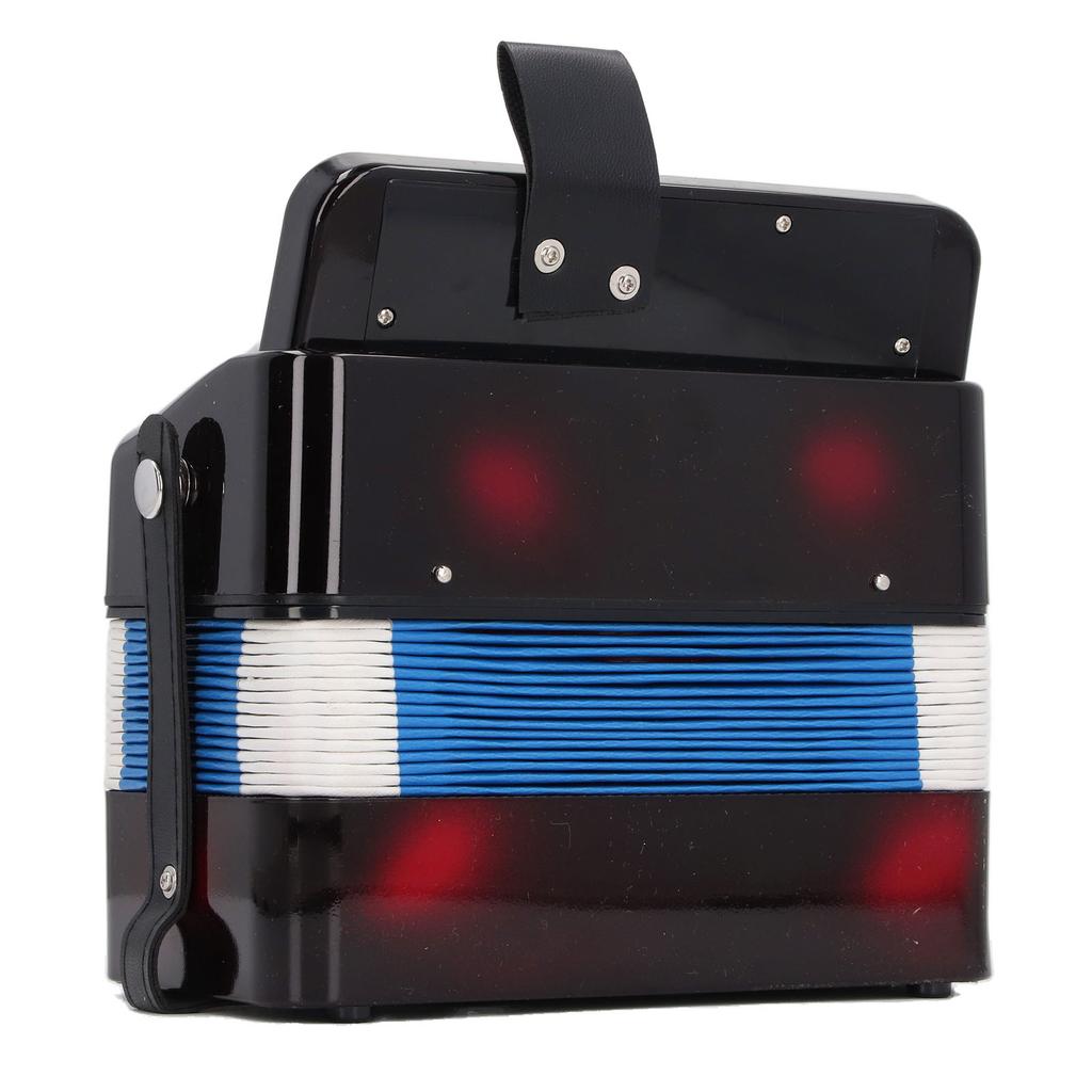 Button Accordion for Beginners 7 Keys Control 2 Bass Kids Educational Musical Instrument Stage Performance Practice