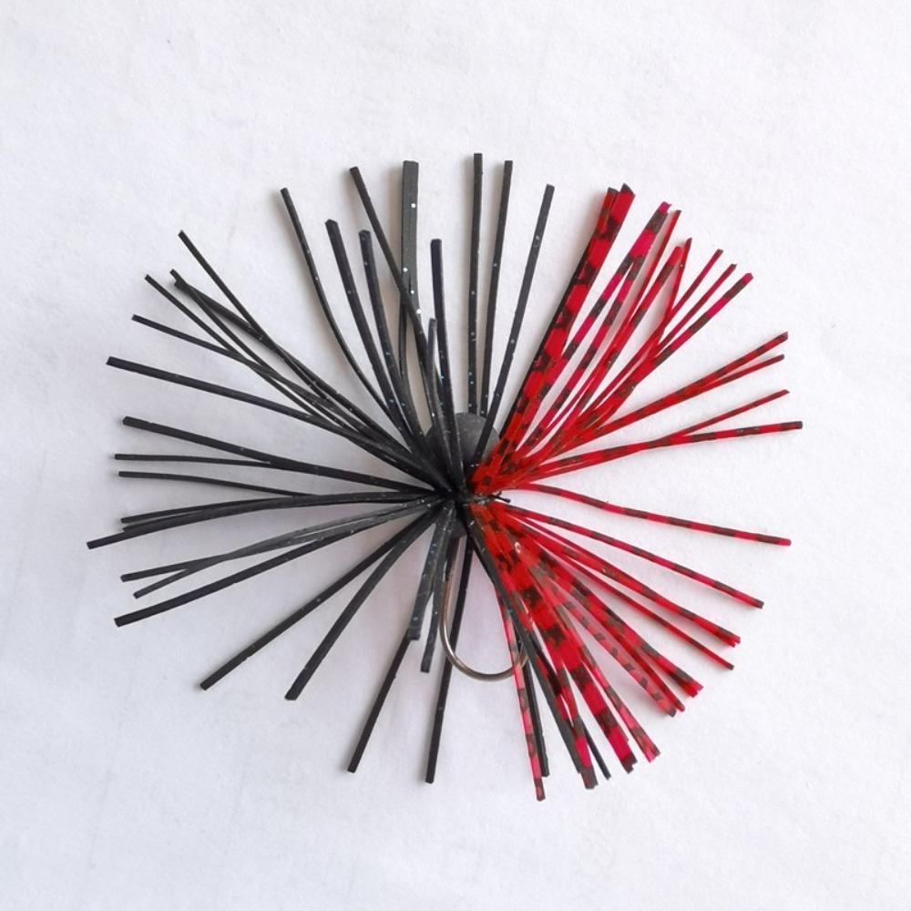 

3.5g Weight Silicone Jig Head Hooks Mini Size Spinner Fishing Lures Lures MINI Skirts Hook Fishing E-3.5g