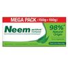 Pasta de Dientes NEEM ACTIVE Mega Pack 150g + 150g | 100% Vegetariana II Envío a EE. UU.