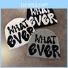 What Lettered Ever Knit Cap Unisex Cold Weather Outdoor Sport Daily Wear Travel