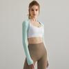 Wieman yoga vest long-sleeved tight blouse running sports fitness yoga suit women's sun protection small shawl