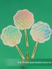 Handmade Bamboo Weaving Kit: Intangible Heritage Round Fan with Gradient Colors for DIY and Team Building Activities.