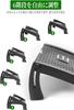 Adjustable Footrest with Rubber Base Non-Slip (Black)