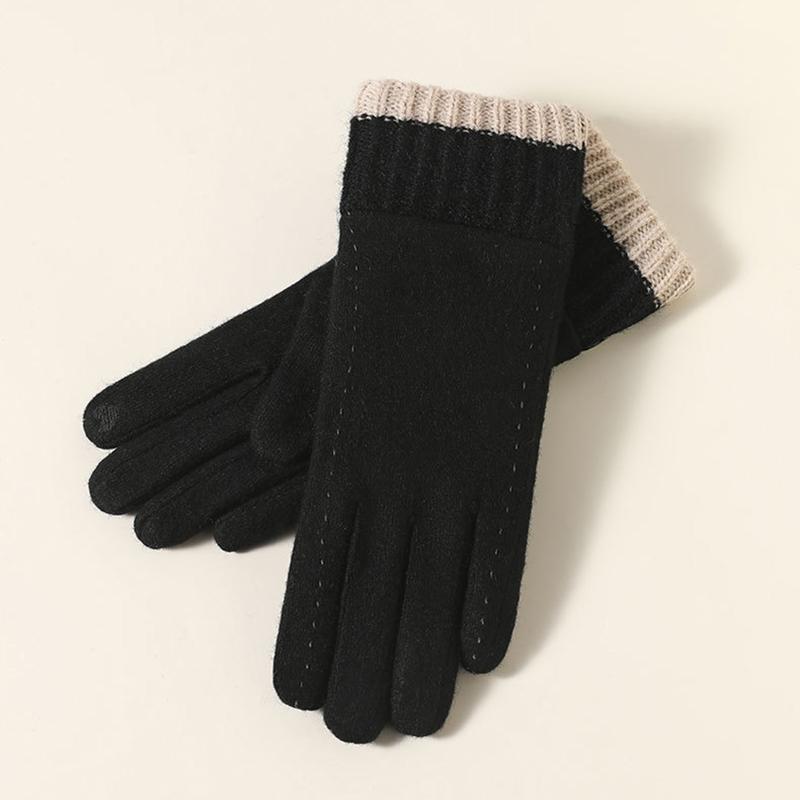 

Женские теплые и бархатные утолщенные перчатки для езды на велосипеде с сенсорным экраном