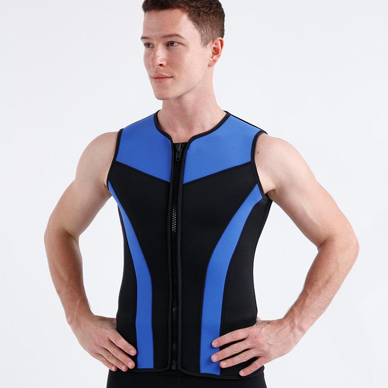 Men’s 3MM Neoprene Diving Vest: Cold Protection, Warmth, Sun Protection for Surfing